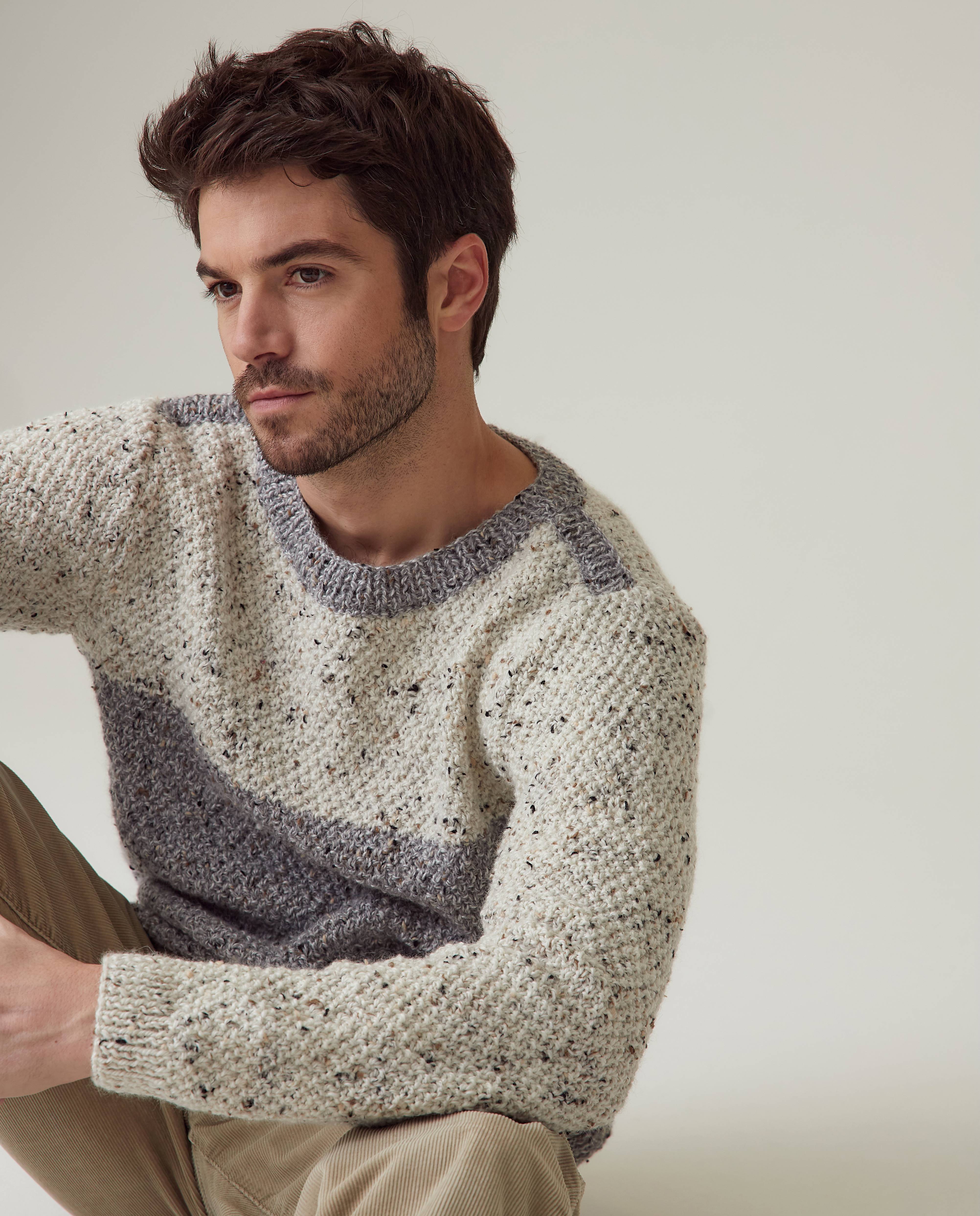 MODÈLE PULL HOMME MAXIME Modèles Homme • Phildar • Happywool