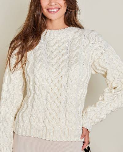 Col V Modele Pull Torsade Femme Tricot Gratuit Tricoter Pull