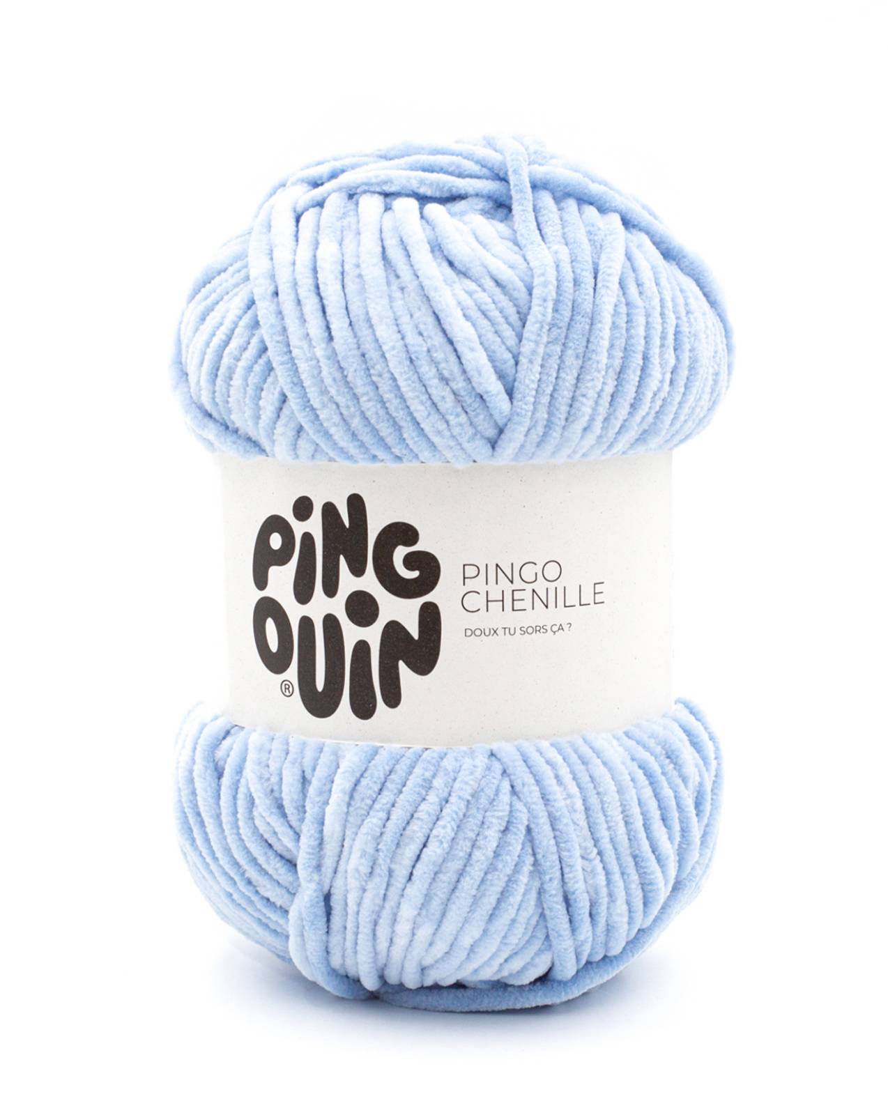 Pelote De Laine Acrylique Bleue 100g - Pour Tricoter Un Bonnet, Aiguilles 8/9