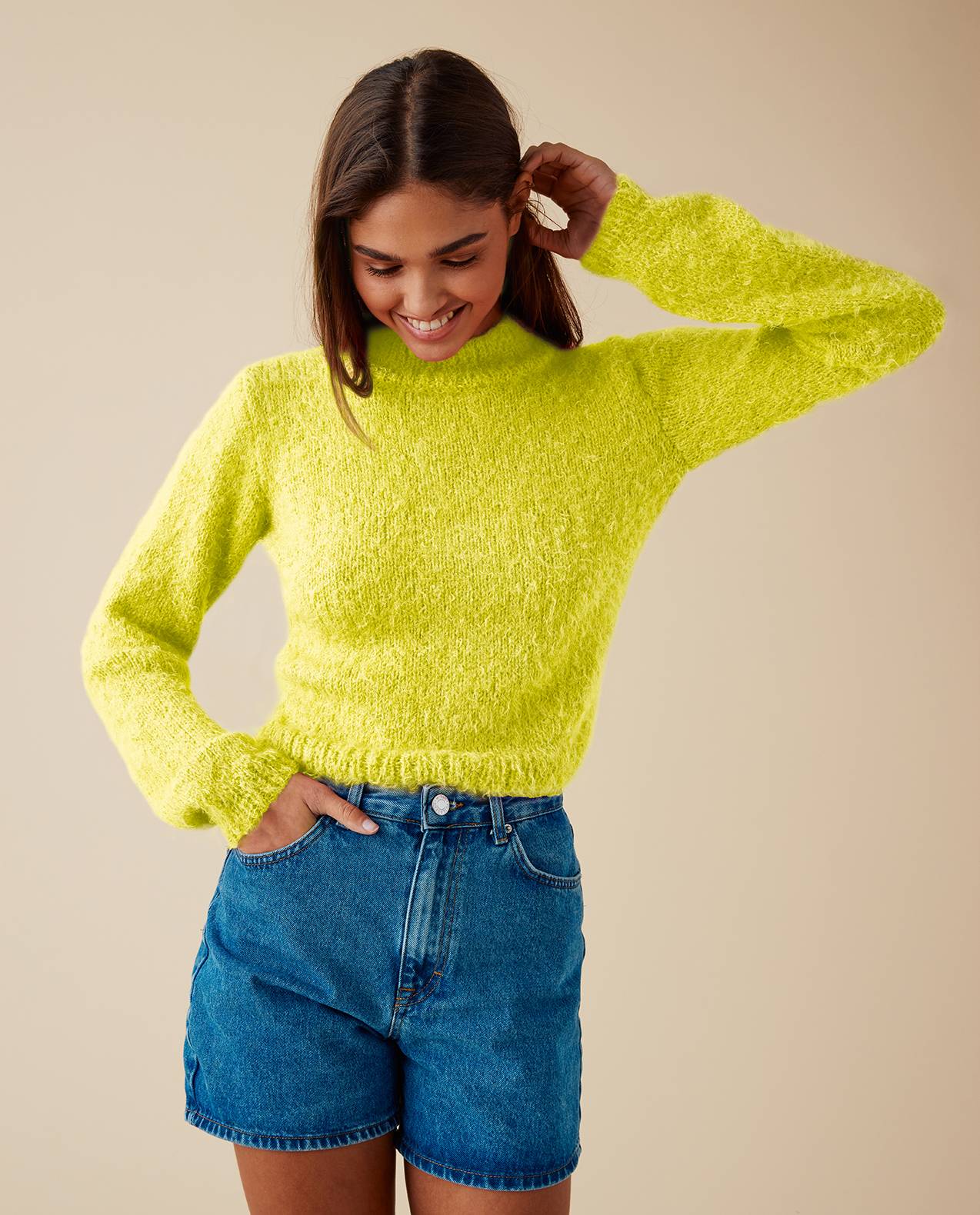 Kit A Tricoter Pull Charlotte Pour Femme En Laine Merveilleuse